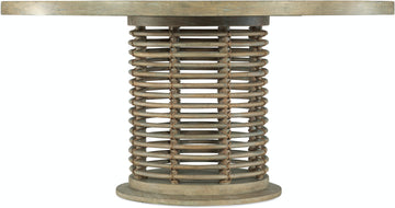 60in Rattan Round Dining Table - Maison Vogue