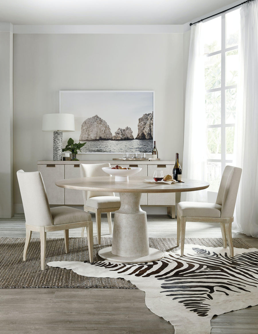 Cascade Pedestal Dining Table - Maison Vogue