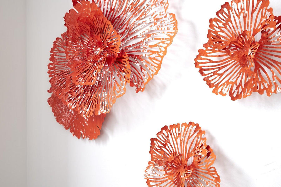 Extra Small Coral Flower Wall Art - Maison Vogue
