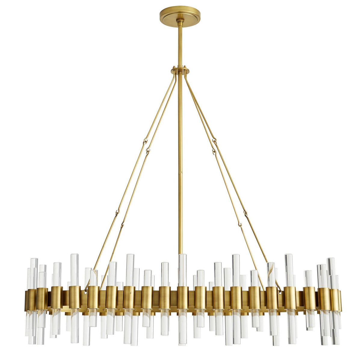 Haskell Oval Chandelier - Maison Vogue