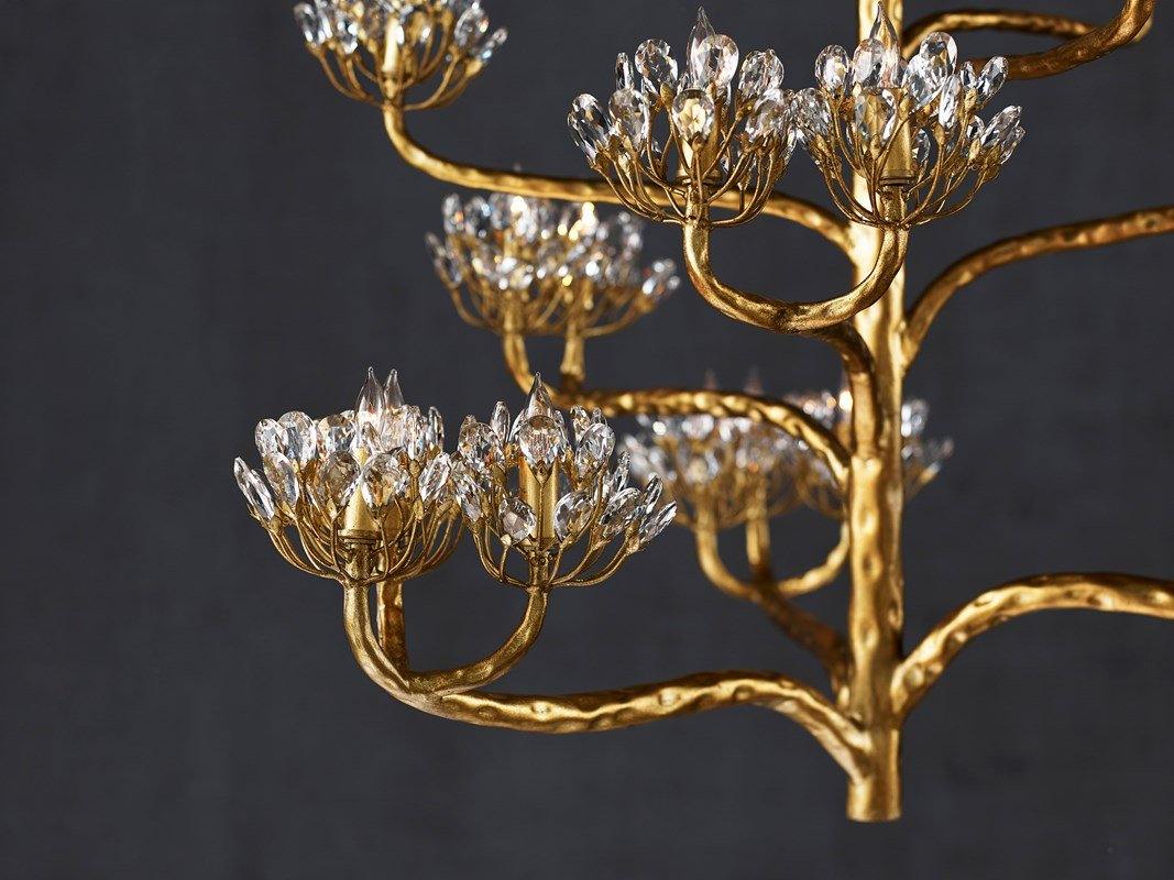 Agavé Americana Gold Chandelier - Maison Vogue