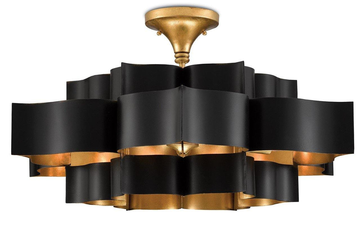 Grand Lotus Black Large - Maison Vogue