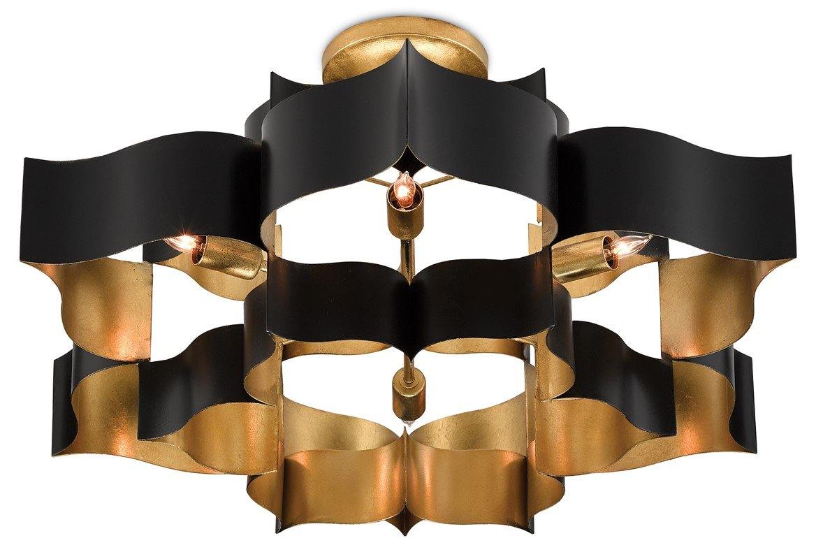 Grand Lotus Black Large - Maison Vogue