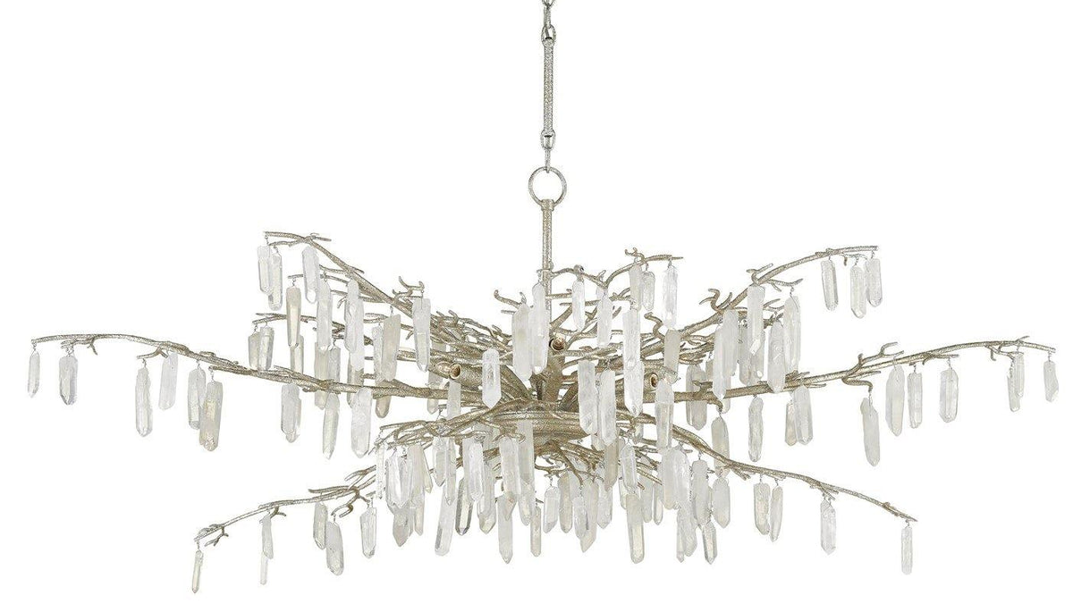 Forest Dawn Silver Chandelier - Maison Vogue