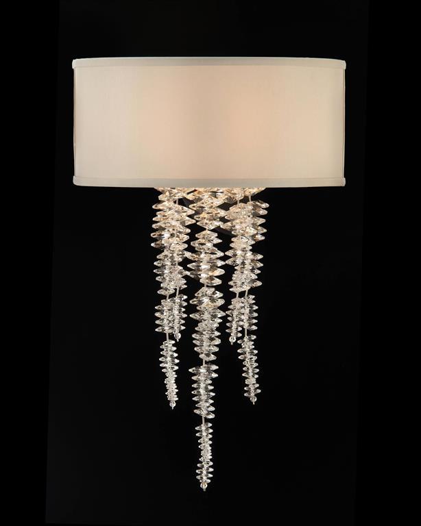 Cascading Crystal Waterfall One-Light Sconce - Maison Vogue