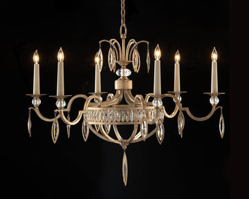 Marquise Crystal Six-Light Chandelier - Maison Vogue