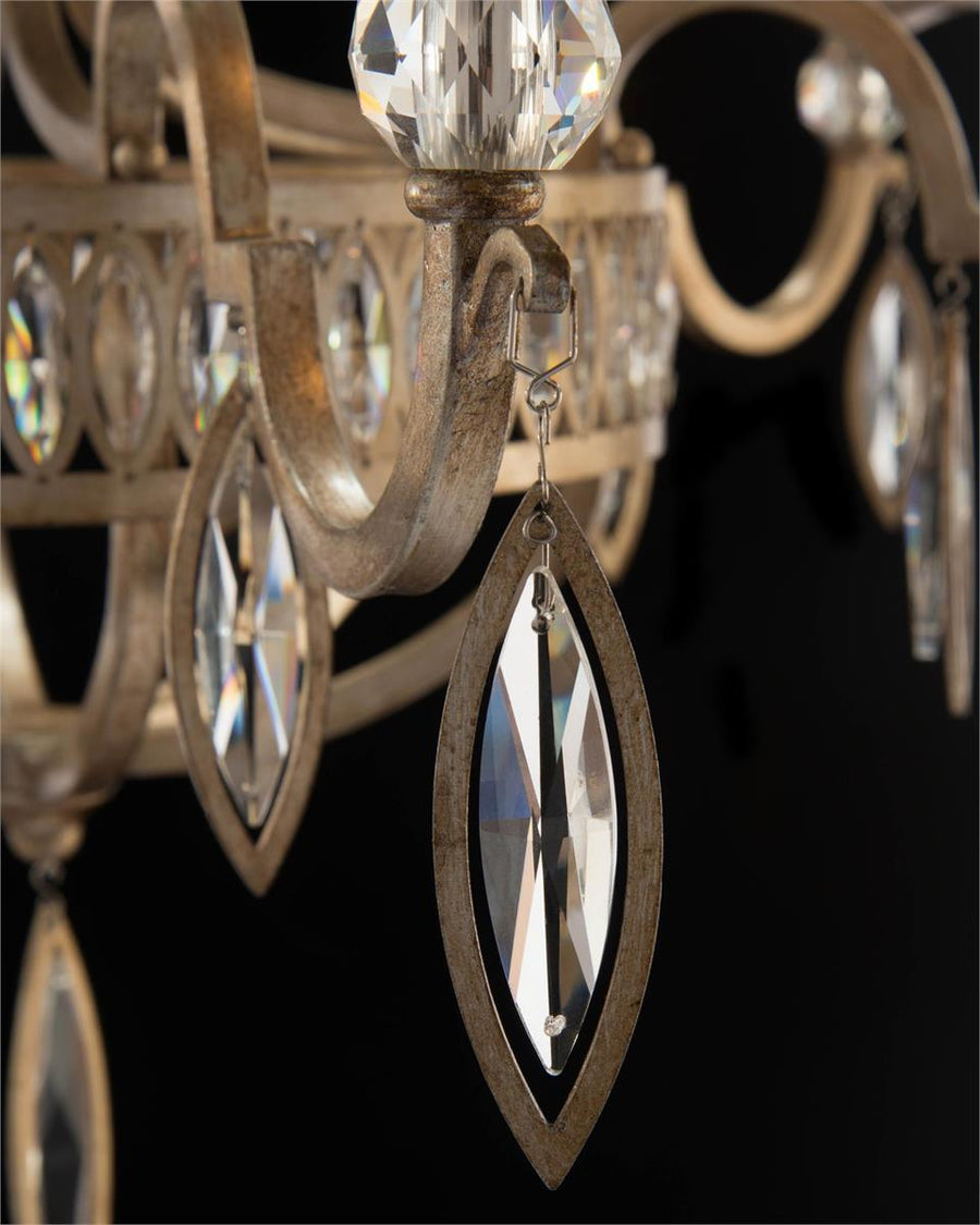 Marquise Crystal Six-Light Chandelier - Maison Vogue