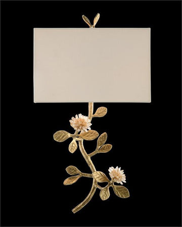 Quartz Flower Single-Light Wall Sconce - Maison Vogue