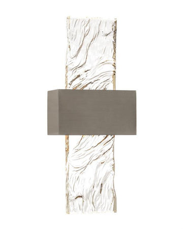 Glass Panel Single-Light Wall Sconce - Maison Vogue