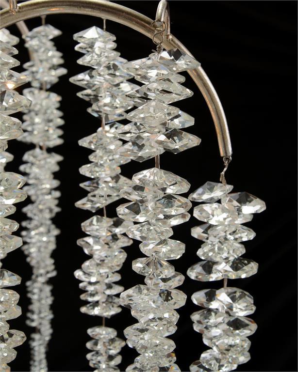 Cascading Crystal Six-Light Chandelier - Maison Vogue