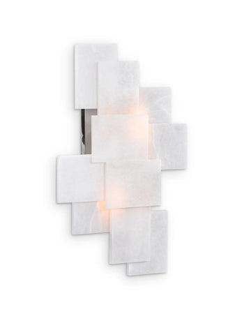 Alabaster Wall Sconce with a Nod to Mondrian - Maison Vogue