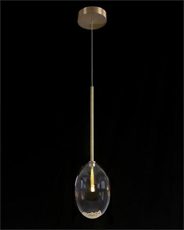 Echo: Glass Globe Single Droplight - Maison Vogue
