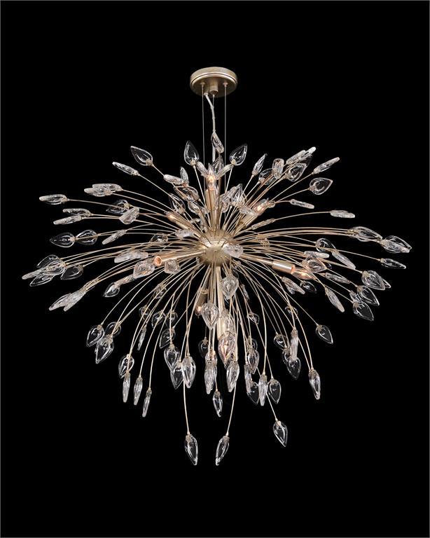Reveille: Crystal Constellation Seven-Light Pendant Chandelier - Maison Vogue