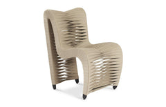 Seat Belt Dining Chair Beige/Beige - Maison Vogue