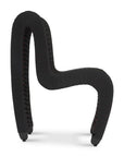 Seat Belt Dining Chair, Black/Red - Maison Vogue