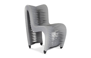 Seat Belt Gray Dining Chair - Maison Vogue