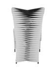 Seat Belt Highback Gray Black Dining Chair - Maison Vogue