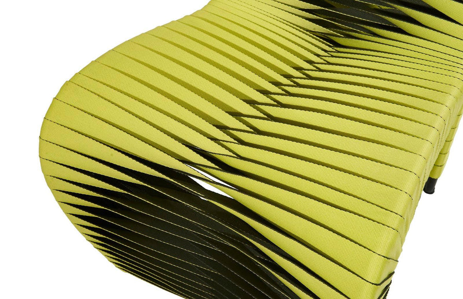 Seat Belt Dining Chair, Green - Maison Vogue