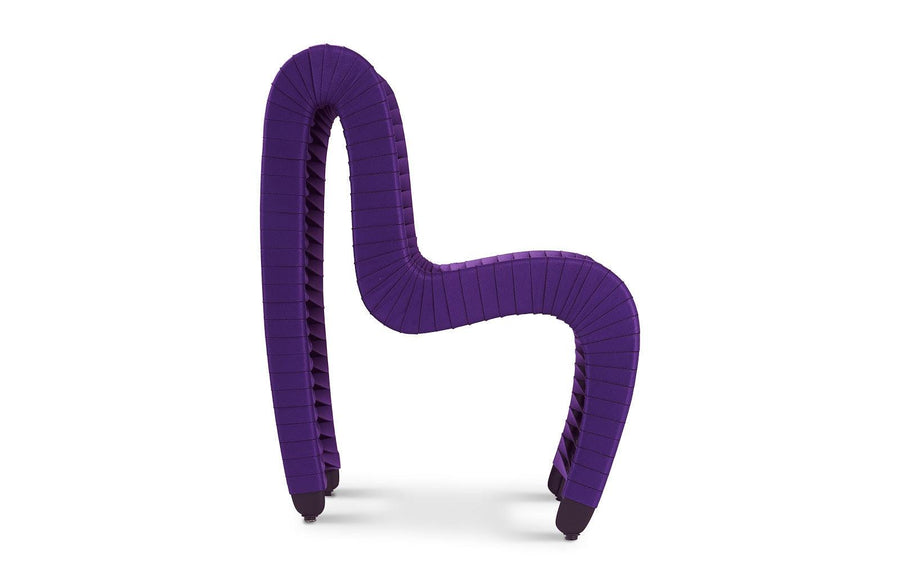 Seat Belt Dining Chair, Purple - Maison Vogue