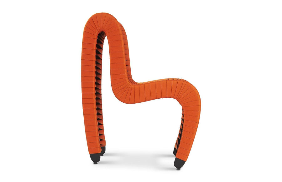 Seat Belt Dining Chair, Orange - Maison Vogue