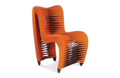 Seat Belt Dining Chair, Orange - Maison Vogue