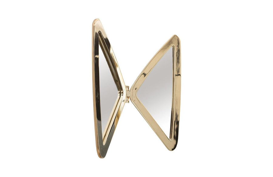 Butterfly Mirror Plated Brass Finish - Maison Vogue