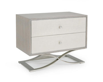 Lenosa Two-Drawer Nightstand - Maison Vogue
