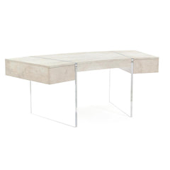 Loftus Side Drawer Curved Desk - Maison Vogue
