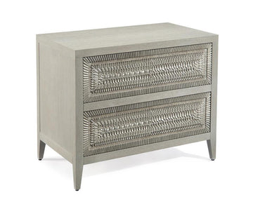 Cosmos Two-Drawer Nightstand - Maison Vogue