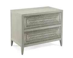 Cosmos Two-Drawer Nightstand - Maison Vogue