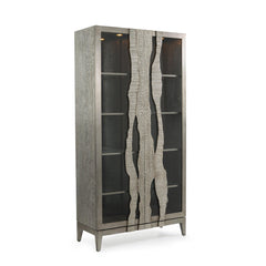 River's Edge Silver Display Cabinet - Maison Vogue