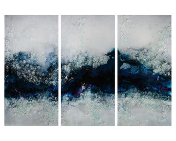 Mary Hong's Flowing River Triptych (Set of Three) - Maison Vogue