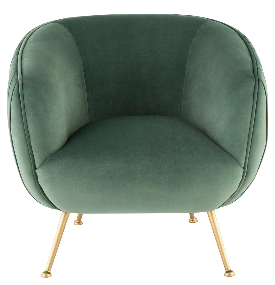 Sofia Occasional Chair-Moss/Gold Legs - Maison Vogue
