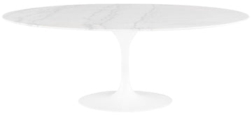 Echo Dining Table-White Marble Top 77.3