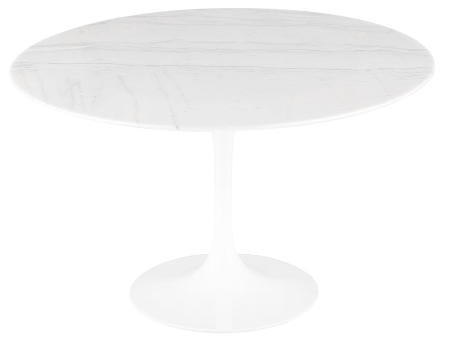 Echo Dining Table-White Marble Top 77.3