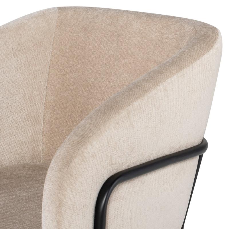 Estella Dining Chair-Almond - Maison Vogue