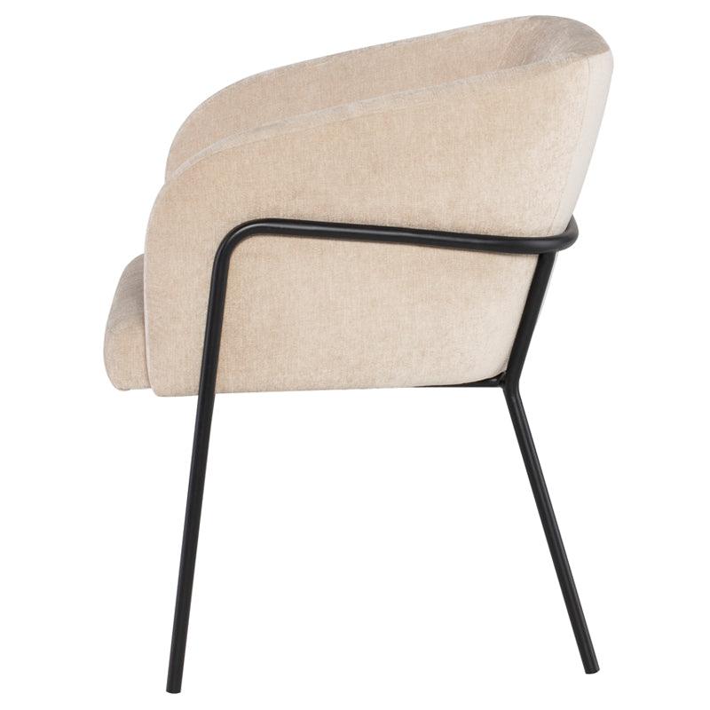 Estella Dining Chair-Almond - Maison Vogue