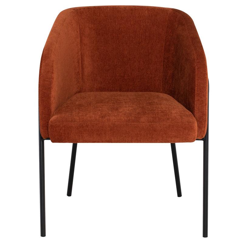 Estella Dining Chair-Terracotta - Maison Vogue