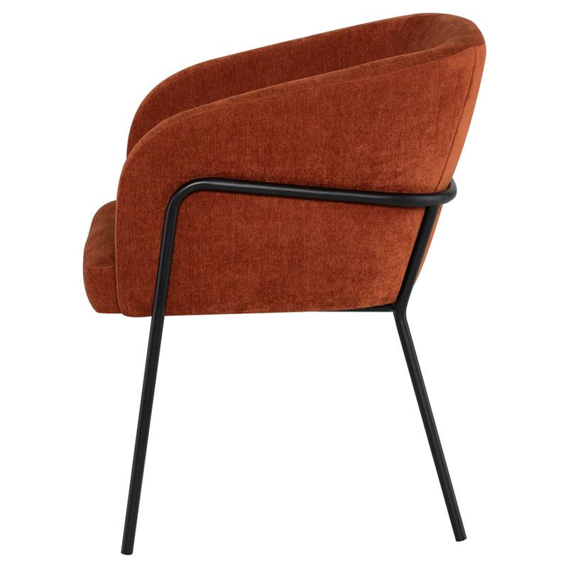Estella Dining Chair-Terracotta - Maison Vogue