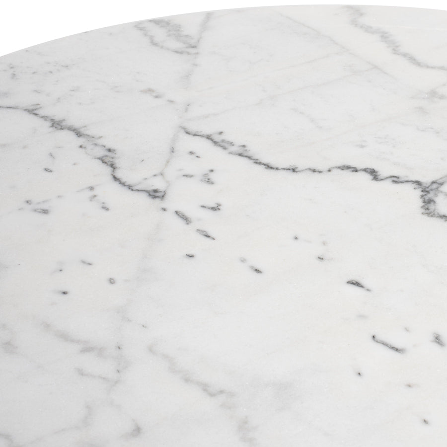 Claudio Dining Table-White Marble - Maison Vogue