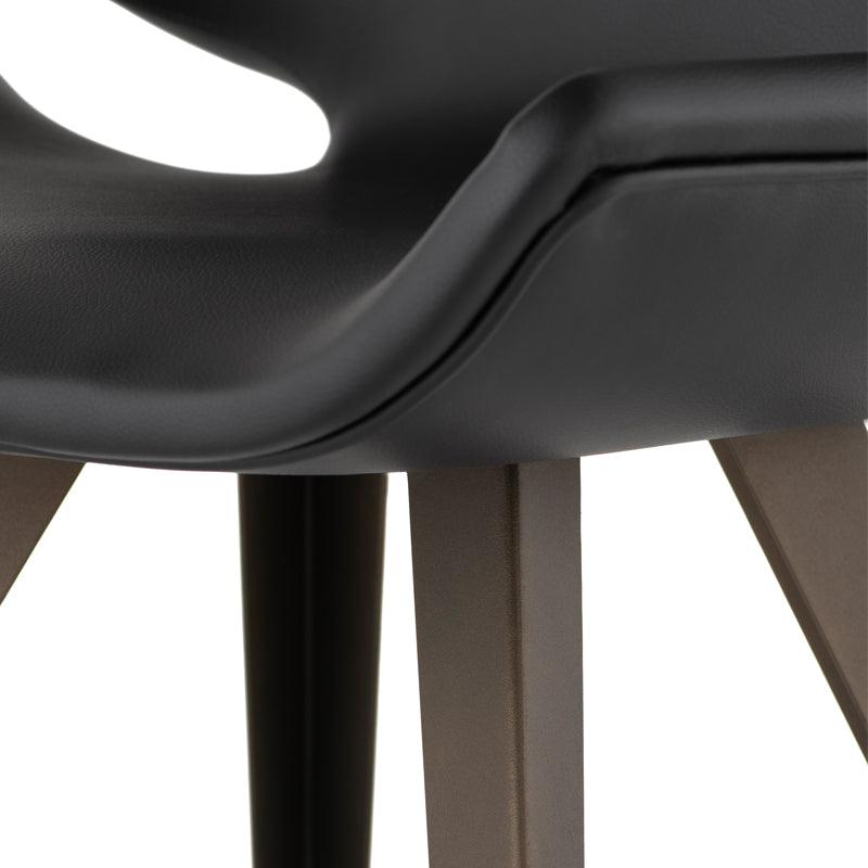 Astra Dining Chair- Black - Maison Vogue