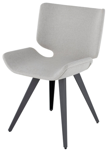 Astra Dining Chair-Stone Grey/Titanium - Maison Vogue
