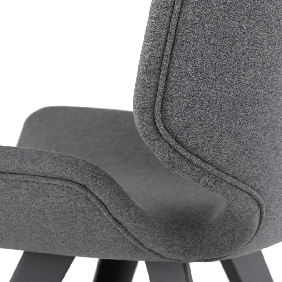 Astra Dining Chair-Shale Grey/Titanium - Maison Vogue