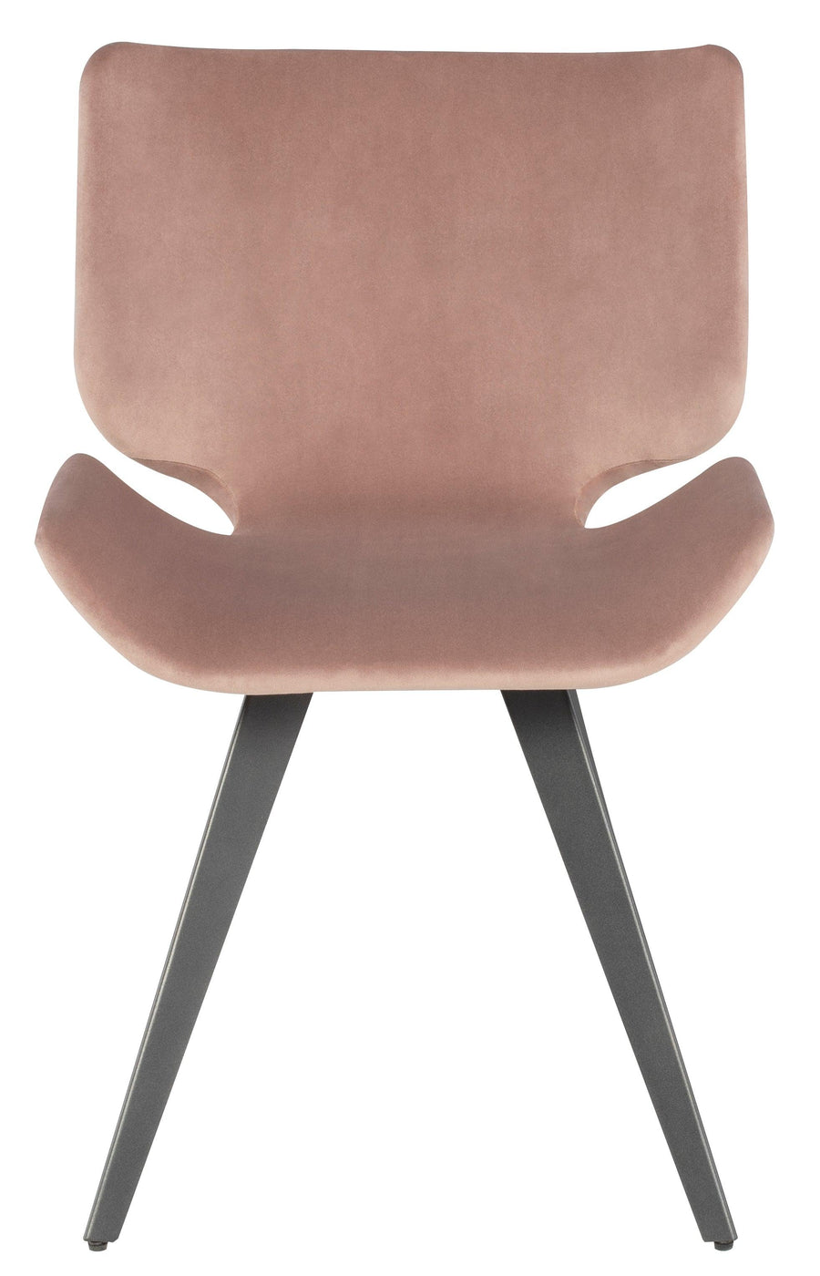 Astra Dining Chair-Blush/Titanium - Maison Vogue