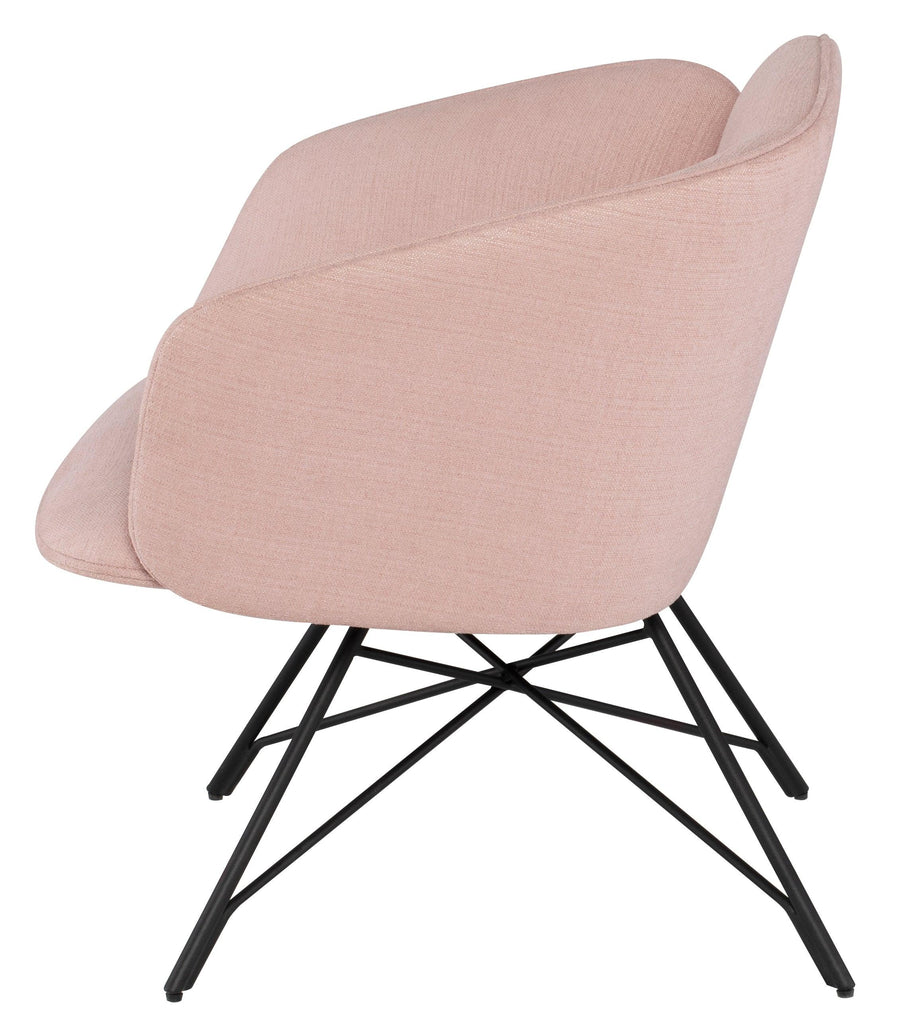 Doppio Occasional Chair-Mauve - Maison Vogue