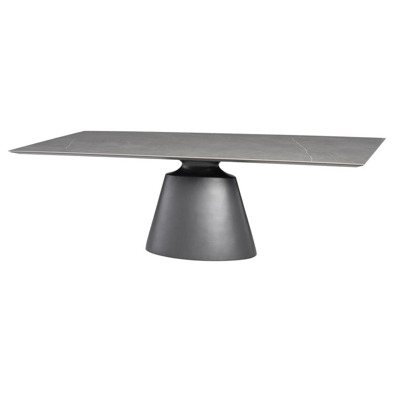 Taji Dining Table-Grey-93.3