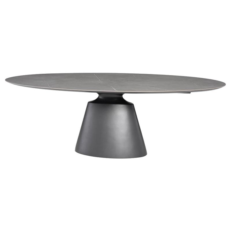 Taji Dining Table Round-Grey-93