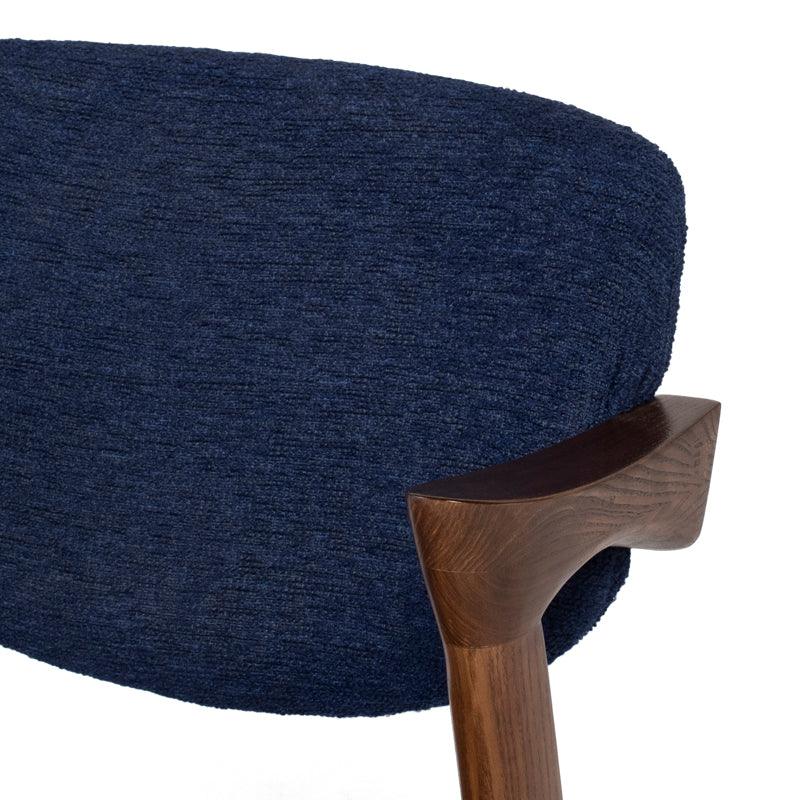Kalli Dining Chair-True Blue - Maison Vogue
