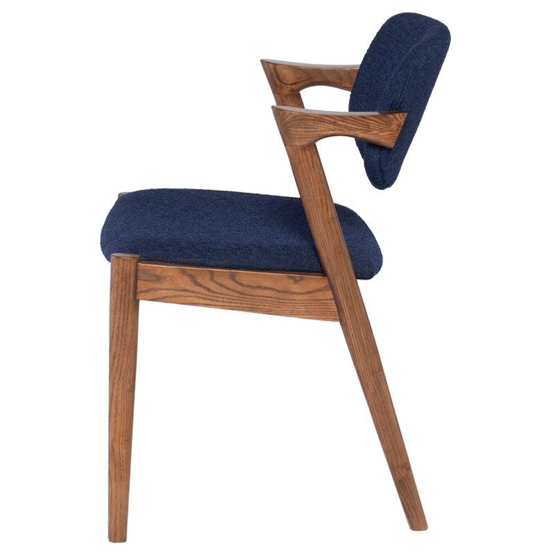 Kalli Dining Chair-True Blue - Maison Vogue