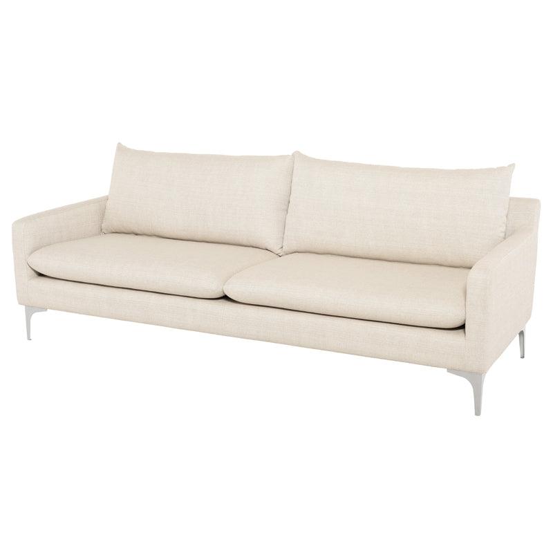 Anders Sofa-Sand/Stainless Steel - Maison Vogue